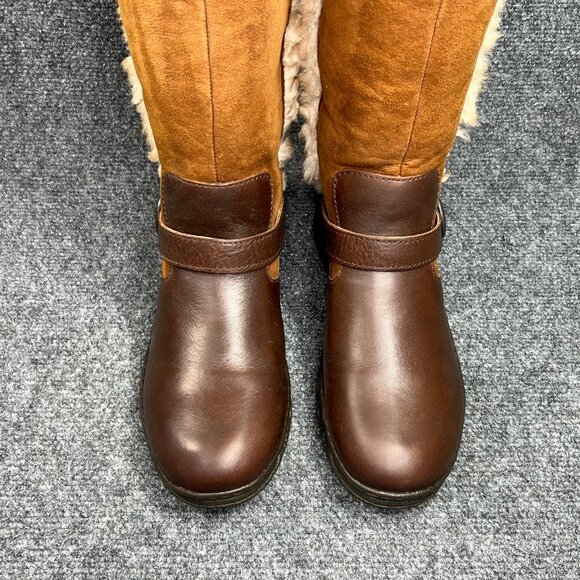 Born Helga Winter Boots Women's Size 9 Brown Shearling Lined Tall Outdoor Snow - Picture 5 of 16